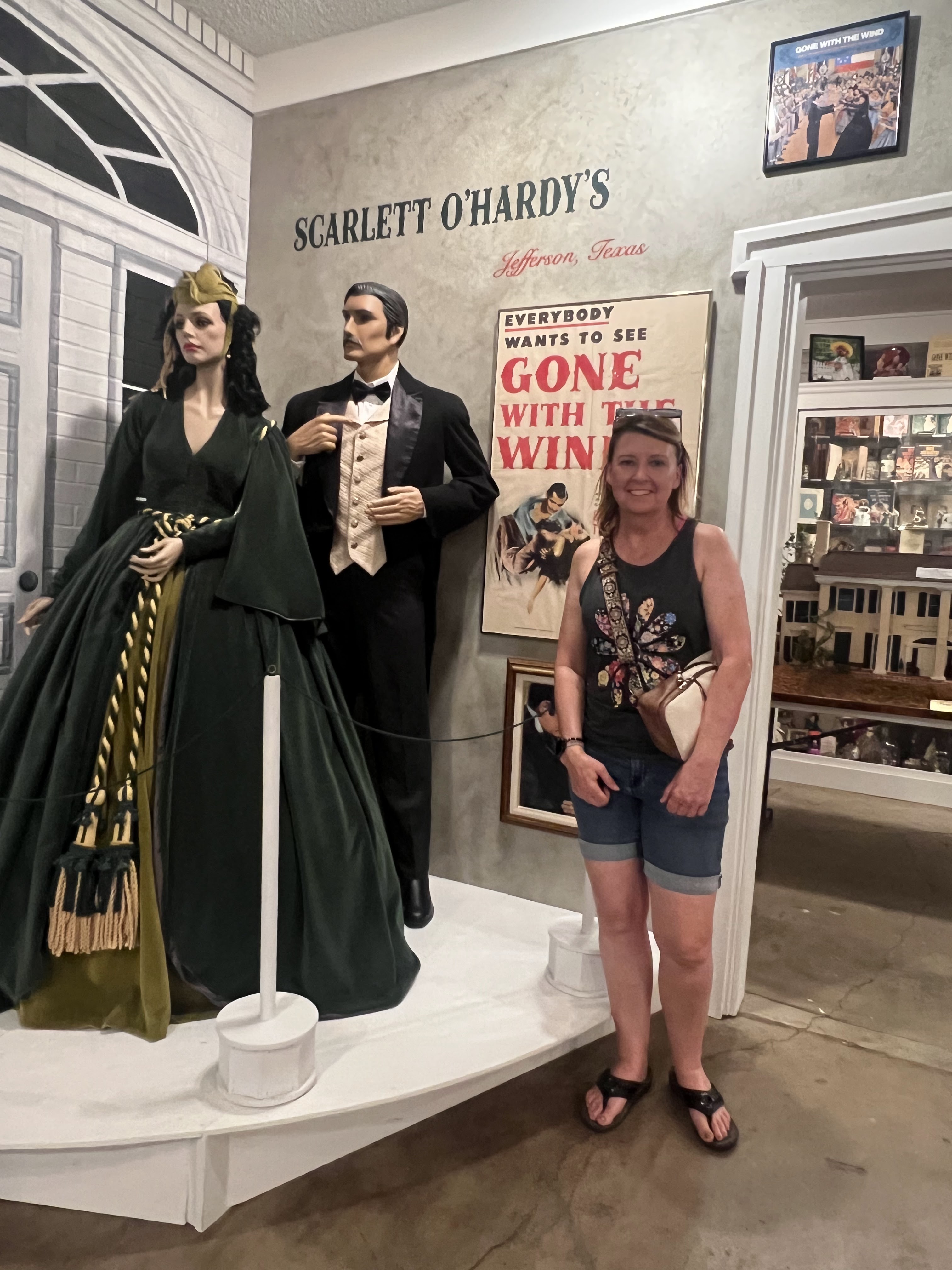 Gone With the Wind museum display