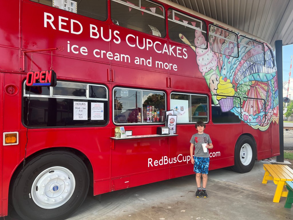 Red Bus ice cream order window
