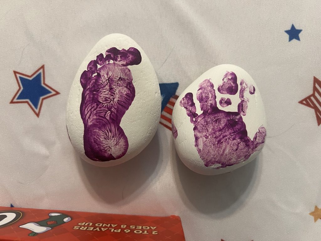 Lyla's first Christmas in July