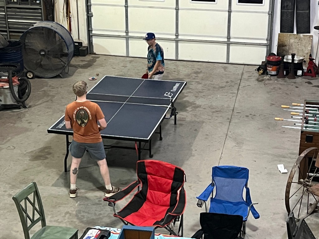 late night ping pong